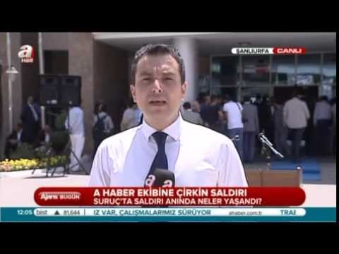 A Haber ekibine çirkin saldırı